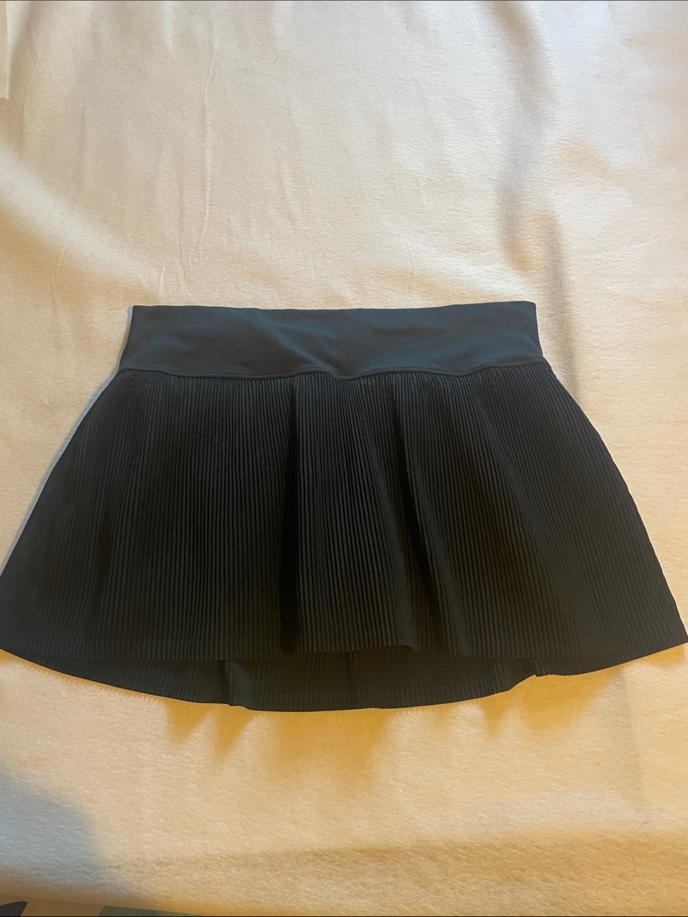 Black pleated all in motion skort size large athletic skort